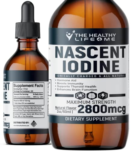 Foto 2 pulgar | Suplemento De Yodo Naciente The Healthy Life 4 Me, 60 Ml, 2800 Mcg - Venta Internacional.