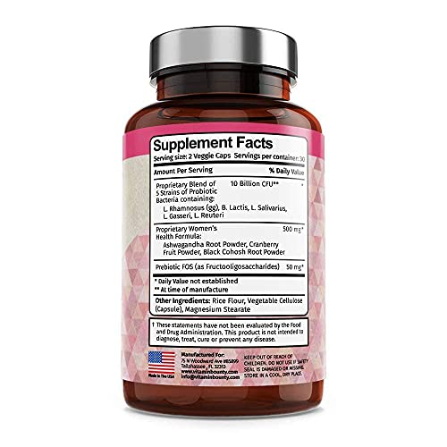 Foto 6 | Suplemento Probiótico Vitamin Bounty Women Con Arándano 10b C - Venta Internacional.