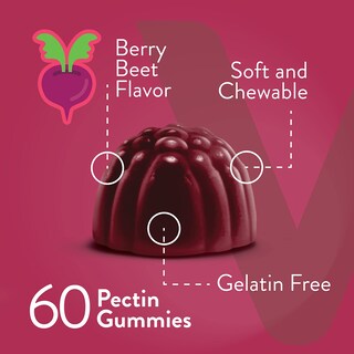 Foto 3 | Complemente Las Gomitas De Raíz De Remolacha Viteey Con Magnesio Y Vitamina C - Venta Internacional.