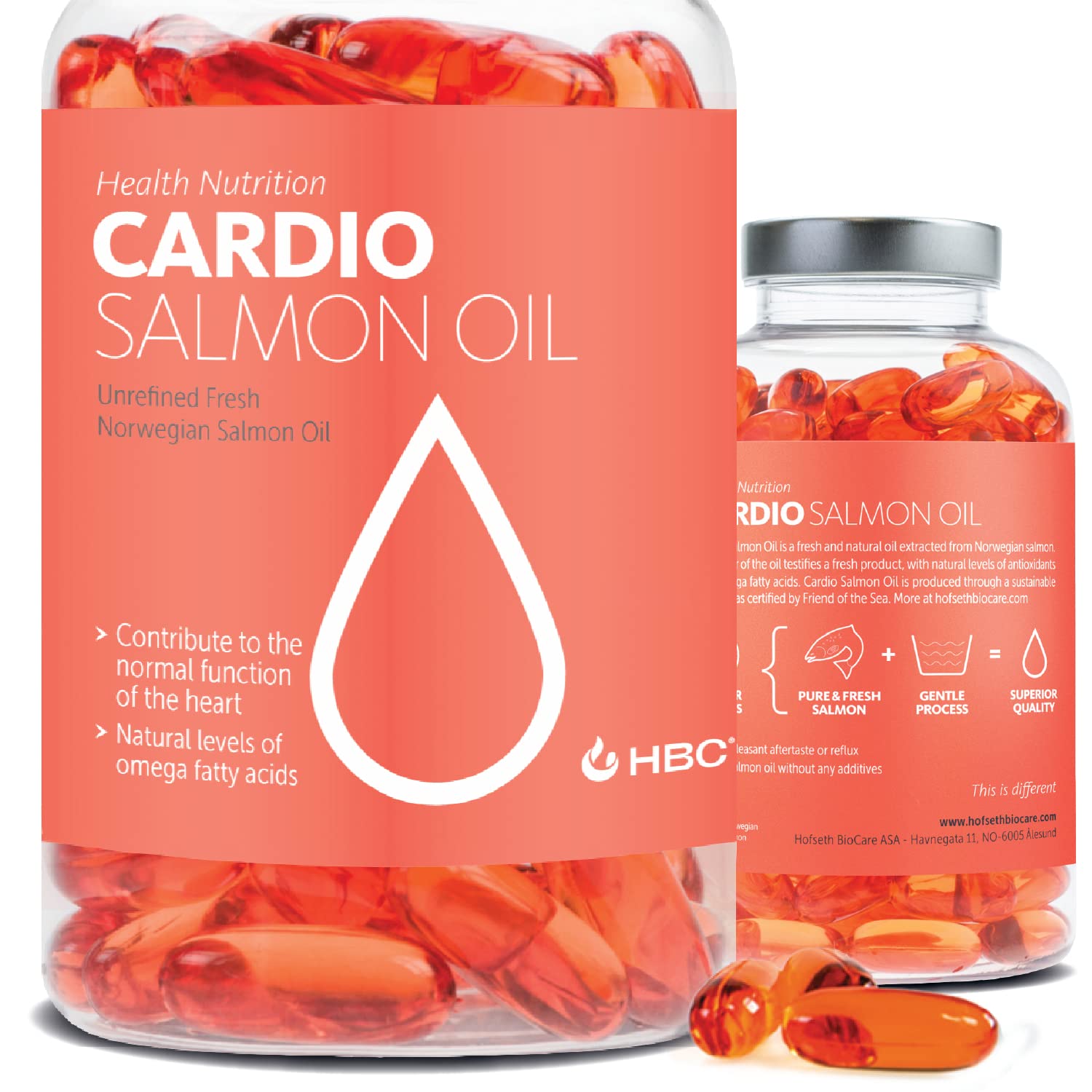 Foto 2 pulgar | Suplemento De Aceite De Salmón Hofseth Biocare Para Humanos Con Epa - Venta Internacional.