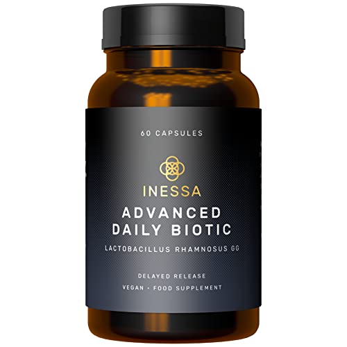 Suplemento Inessa Advanced Daily Biotic Probiotics 60 Cápsulas - Venta Internacional.