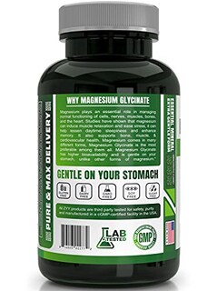 Foto 3 | Suplemento Zyy De Glicinato De Magnesio De 1000 Mg, Quelatado Y Sin Ogm - Venta Internacional.