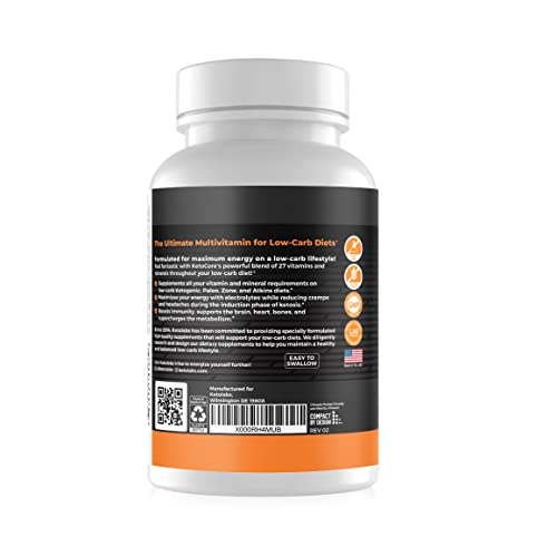 Foto 3 pulgar | Suplemento Multivitamínico Ketocore Keto Friendly 90 Cápsulas - Venta Internacional.