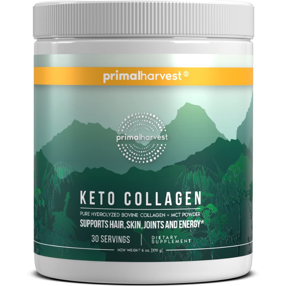 Foto 2 pulgar | Complemente Los Péptidos De Colágeno Primal Harvest Keto Y El Aceite Mct - Venta Internacional.