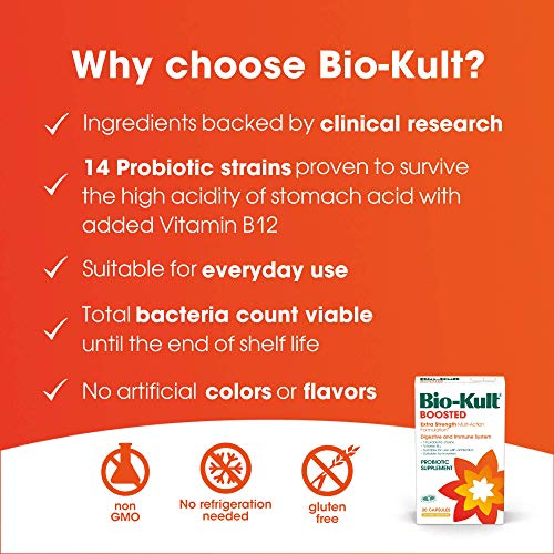 Foto 3 pulgar | Suplemento Probiótico Bio-kult Boosted Gut Health 30 Cápsulas - Venta Internacional.
