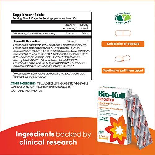 Foto 4 pulgar | Suplemento Probiótico Bio-kult Boosted Gut Health 30 Cápsulas - Venta Internacional.