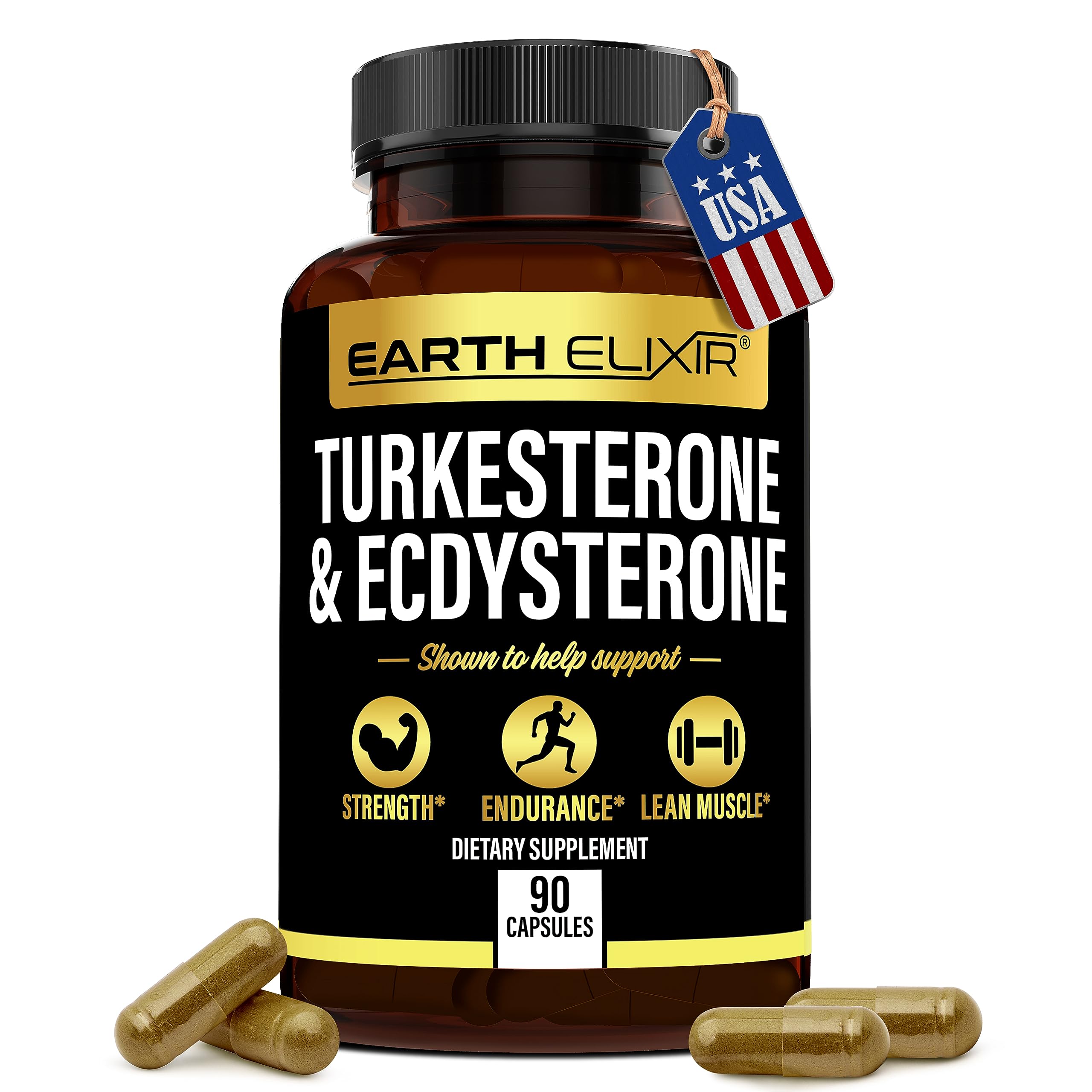 Foto 2 pulgar | Suplemento Earth Elixir Turkesterone 840 Mg Y Ecdysterone 7 - Venta Internacional.