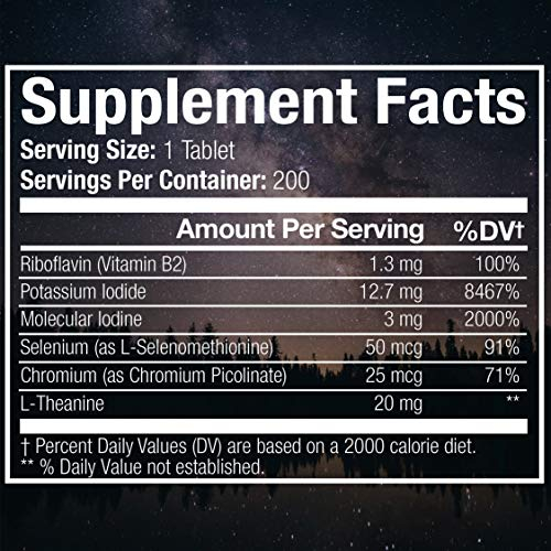 Foto 5 pulgar | Suplemento de Yodo Zen Haus 12,5 Mg Con Selenio 200 Comprimidos - Venta Internacional