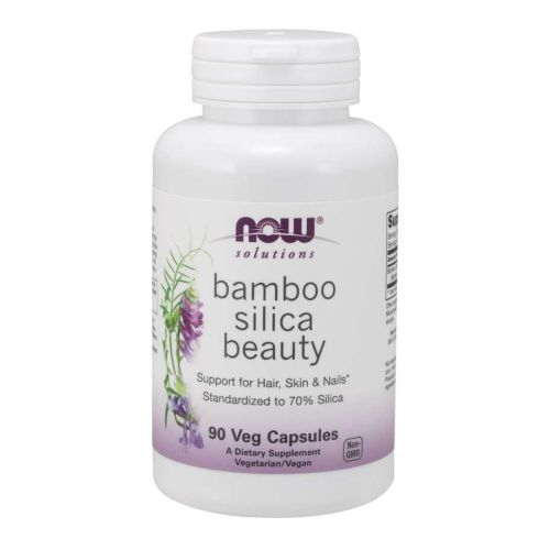 Foto 2 pulgar | 90 Cápsulas Vegetarianas De Bamboo Silica Beauty De Supplement Now Foods - Venta Internacional.