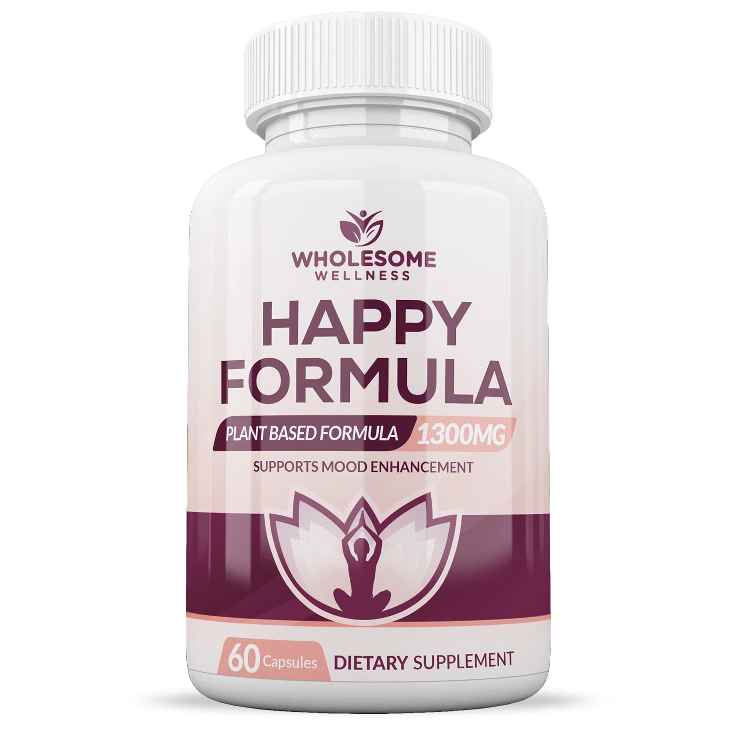 Foto 2 pulgar | Suplemento Dietético Wholesome Wellness Happy Formula Natural - Venta Internacional.