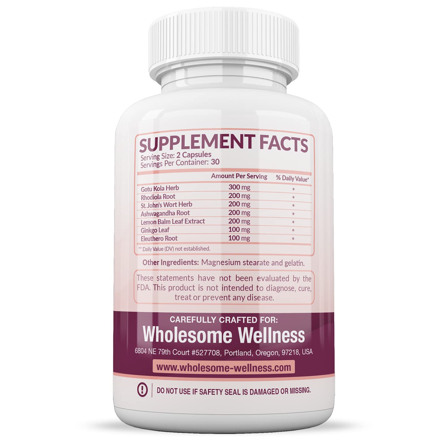 Foto 3 pulgar | Suplemento Dietético Wholesome Wellness Happy Formula Natural - Venta Internacional.