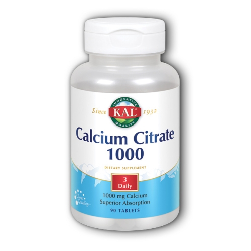 Foto 2 pulgar | Suplemento Kal De Citrato De Calcio 1000 Mg, 90 Comprimidos (paquete De 2) - Venta Internacional.