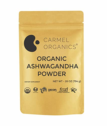 Foto 2 pulgar | Raíz De Ashwagandha En Polvo Carmel Organics 794 G Certificada Por El Usda - Venta Internacional.
