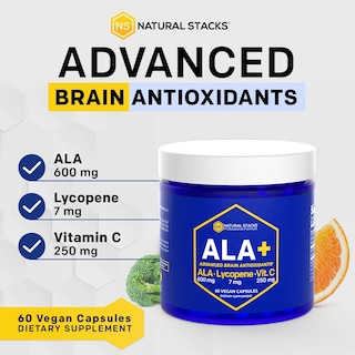 Foto 5 | Suplemento De Ácido Alfa Lipoico Ala+ De Natural Stacks, 600 Mg - Venta Internacional.