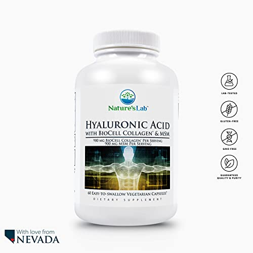 Foto 2 | Complementa El Ácido Hialurónico De Nature's Lab Con Colágeno Biocell  - Venta Internacional.