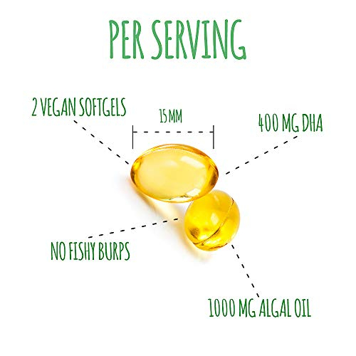 Foto 4 pulgar | Suplemento Goodearth Nutrition, Aceite De Algas, Dha, Omega 3, Vegano - Venta Internacional.