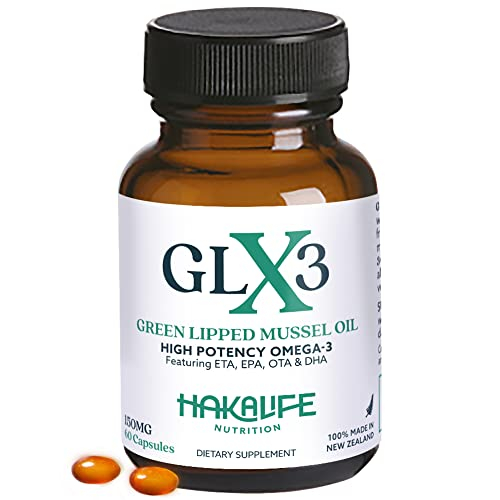 Suplemento Glx3 Extra Strength De Aceite De Mejillón De Labios Verdes 60 Ca - Venta Internacional.