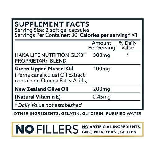 Foto 3 pulgar | Suplemento Glx3 Extra Strength De Aceite De Mejillón De Labios Verdes 60 Ca - Venta Internacional.