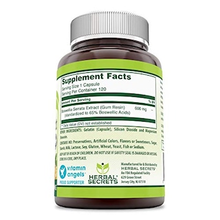 Foto 3 | Suplemento de Extracto de Boswellia Serrata Herbal Secrets 600 Mg - Venta Internacional