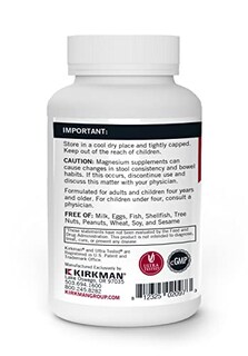Foto 3 | Complemente La Vitamina B6 De Kirkman Con Magnesio 120 Tabletas - Venta Internacional.