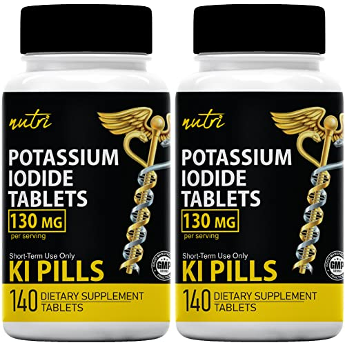 Foto 2 pulgar | Tabletas De Radiación Nature's Fusions, Yoduro De Potasio, 130 Mg - Venta Internacional.
