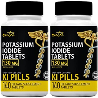 Foto 1 | Tabletas De Radiación Nature's Fusions, Yoduro De Potasio, 130 Mg - Venta Internacional.