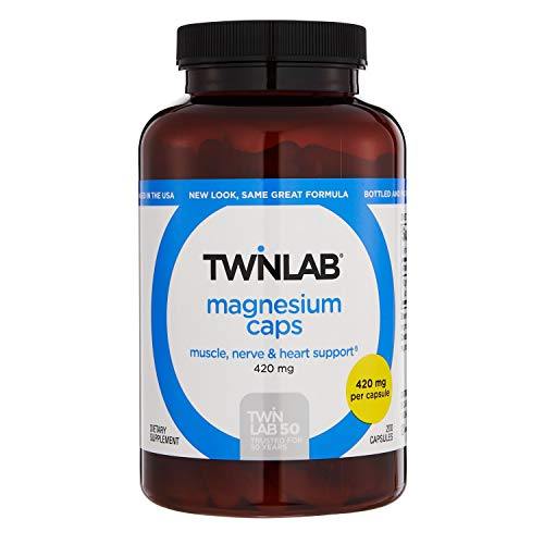 Foto 2 pulgar | Suplemento Twinlab Magnesium Caps 420 Mg 200 Cápsulas - Venta Internacional.