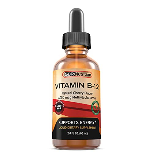 Foto 1 | Gotas Líquidas Sublinguales De Vitamina B12 Sbr Nutrition 6000 Mcg - Venta Internacional.