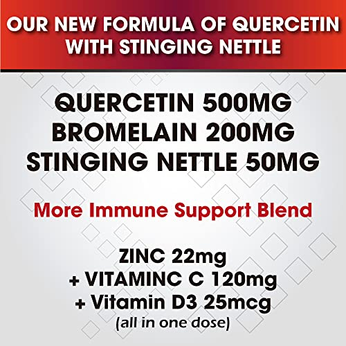 Foto 5 pulgar | Suplemento Gflow Vitamins Quercetina 500 Mg Con Vitamina C Y Zinc - Venta Internacional.