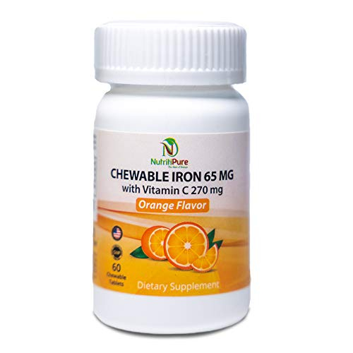 Foto 2 pulgar | Suplemento Nutritipure De Hierro Masticable De 65 Mg Con Vitamina C 270 Mg - Venta Internacional.