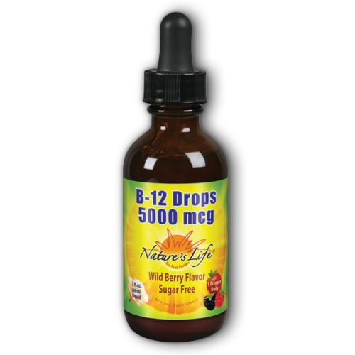 Foto 1 | Suplemento Nature's Life En Gotas De Vitamina B-12, 60 Ml (paquete De 4) - Venta Internacional.