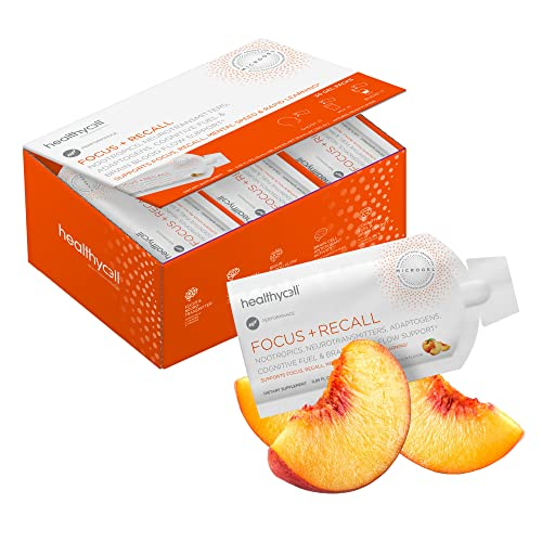 Paquete De 30 Geles En Gel Líquido Supplement Healthycell Focus + Recall - Venta Internacional.