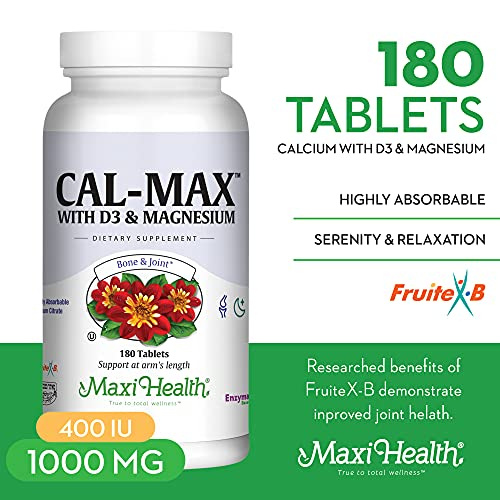 Foto 2 | Suplemento Dietético Maxi Health Cal-max Calcium 1000 Mg - Venta Internacional.