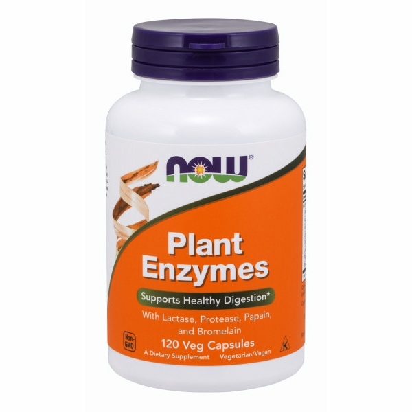 Enzimas Vegetales De Supplement Now Foods, 120 Vcaps, Digestión Saludable - Venta Internacional.