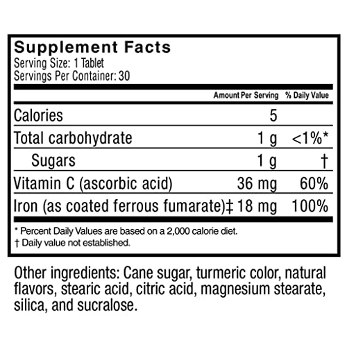 Foto 3 pulgar | Suplemento Celebrate Iron + C, 30 Mg, Masticable, Uva, 90 Unidades - Venta Internacional.
