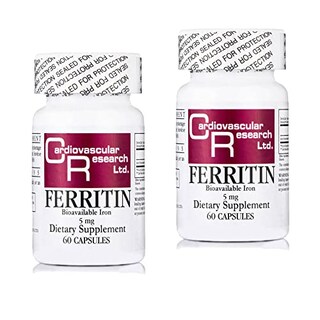 Foto 1 | Suplemento De Hierro Cardiovascular Research Ferritina 5 Mg 120 Cápsulas - Venta Internacional.