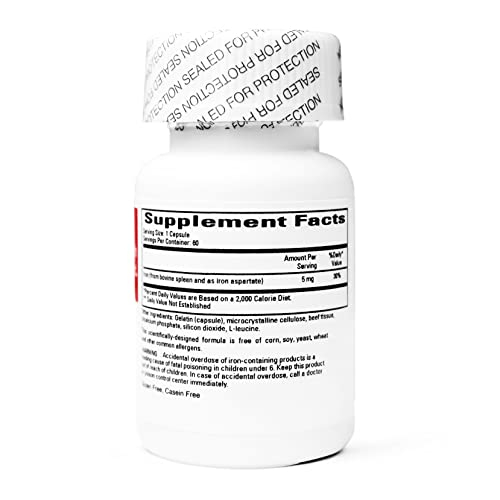 Foto 7 pulgar | Suplemento De Hierro Cardiovascular Research Ferritina 5 Mg 120 Cápsulas - Venta Internacional.