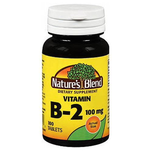 Suplemento Nature's Blend Nature's Blend Con Vitamina B2 100 Comprimidos - Venta Internacional.