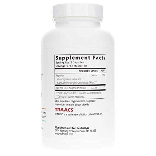 Foto 2 | Suplemento Nutri-dyn De Glicinato De Magnesio 160 Cápsulas - Venta Internacional.