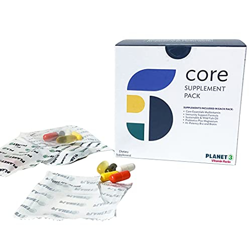 Paquetes De Suplementos Vitamínicos Planet 3 Core Con Vitamina D Y Biotina - Venta Internacional.