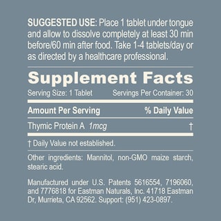 Foto 5 | Tabletas Proboost Thymic Protein A (tpa) De 1 Mcg Sublinguales - Venta Internacional.