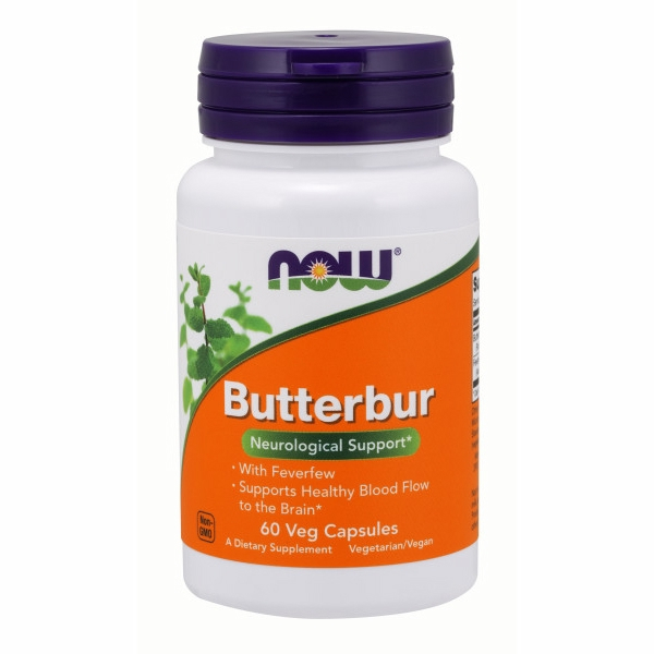 Butterbur Supplement Now Foods 60 Cápsulas Vegetarianas Paquete de 2 - Venta Internacional