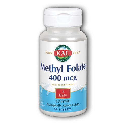 Suplemento De Folato De Metilo Kal 90 Tabletas Sin Ogm - Venta Internacional.