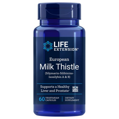 Supplement Life Extension Certified European Milk Thistle 60 - Venta Internacional.