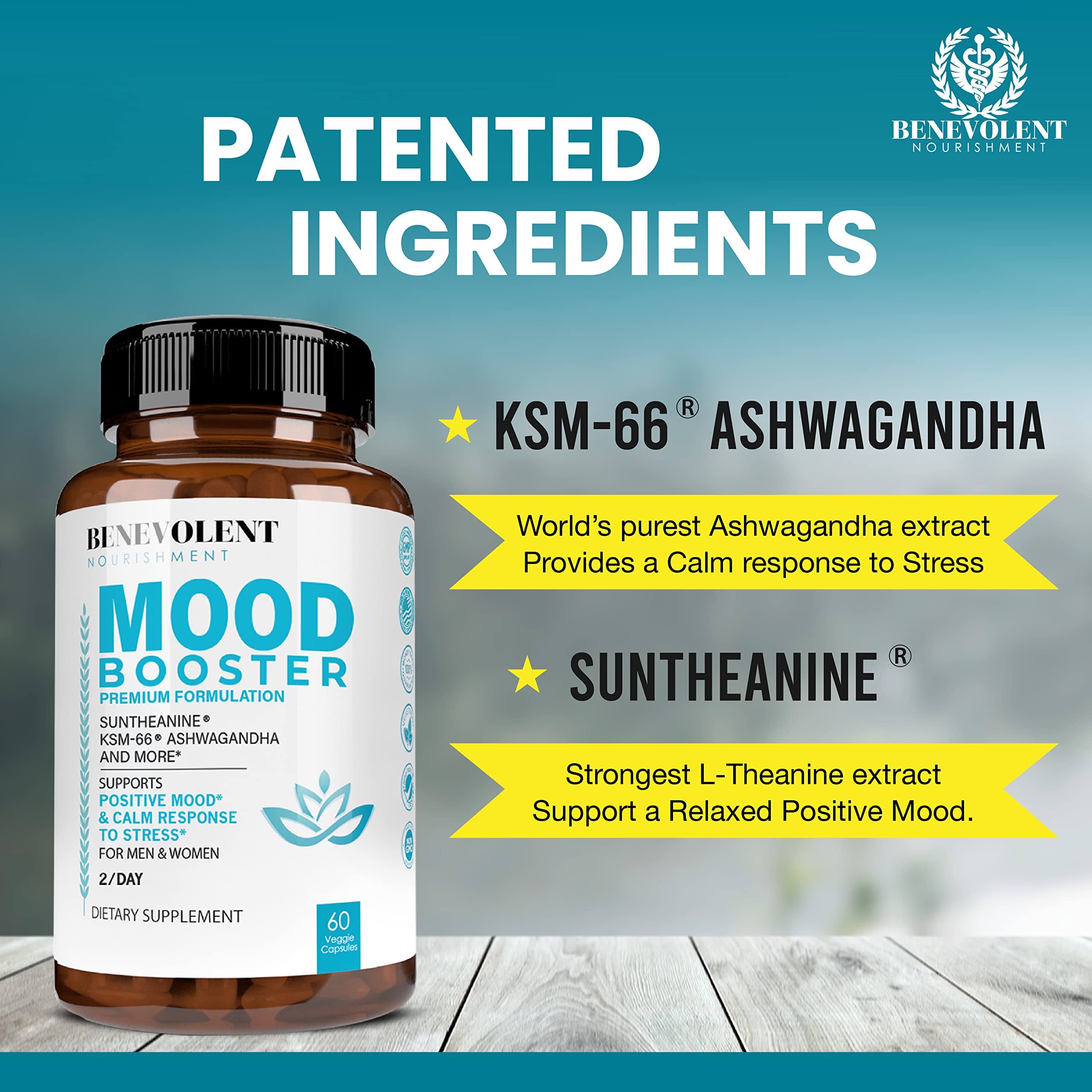Foto 4 pulgar | Suplemento Benevolent Nourishment Calm Mood Booster - Venta Internacional.