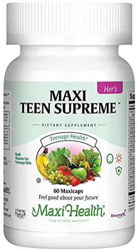 Suplemento Maxi Health, Multivitamínico Para Adolescentes, Niñas De 12 A 17 Años, 6 Años - Venta Internacional.