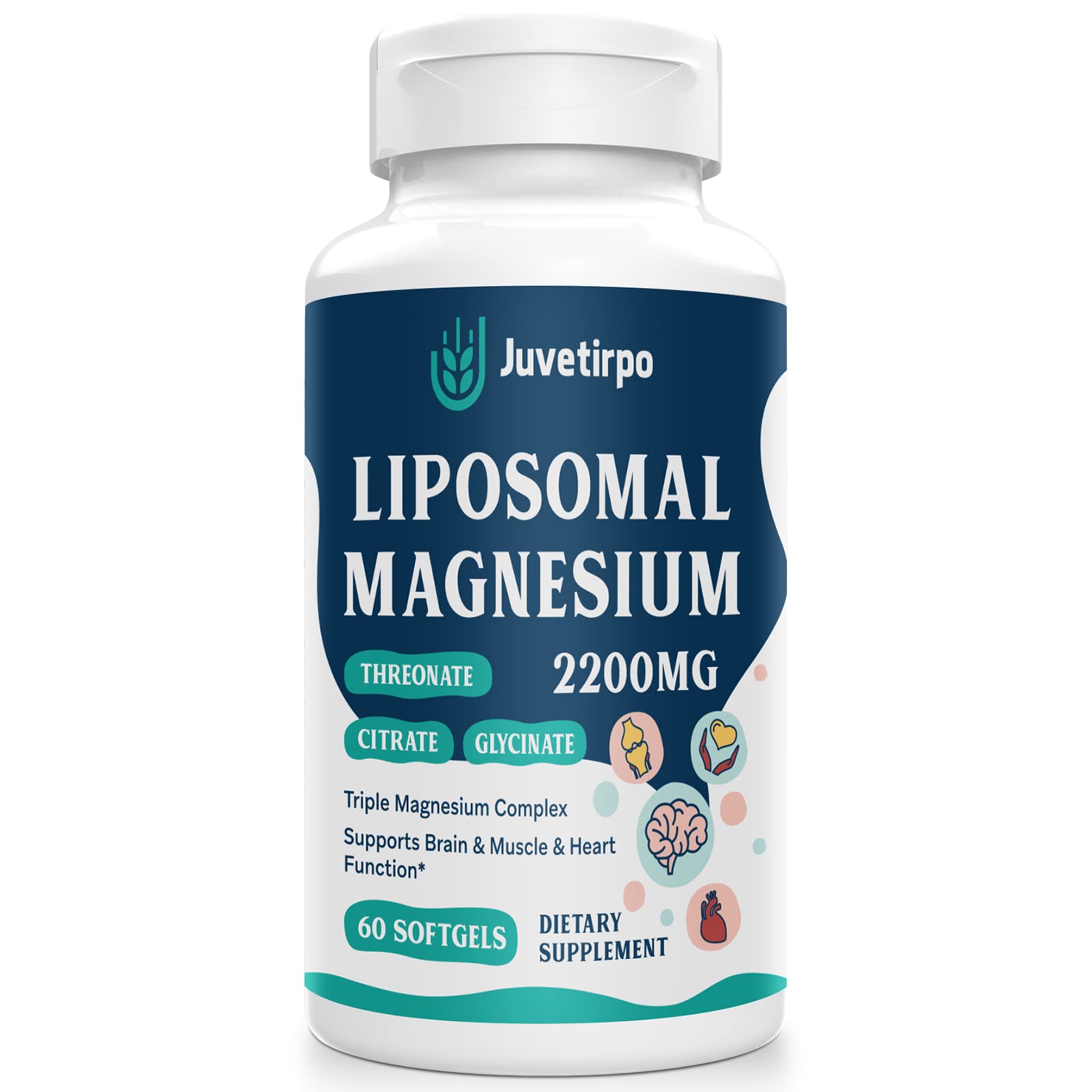 Suplemento Juvetirpo Liposomal Magnesio Complex 2200 Mg 60 S - Venta Internacional.