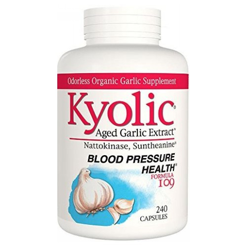 Suplemento Kyolic Formula 109 Blood Pressure Health 240 Cápsulas - Venta Internacional.