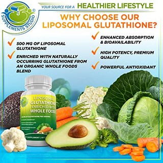 Foto 2 | Suplemento Supplements Studio Glutatión Liposomal 500 Mg - Venta Internacional