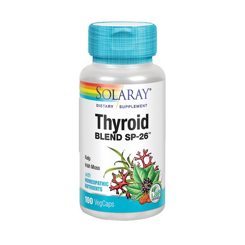 Foto 2 pulgar | Suplemento Solaray Thyroid Blend Sp-26 100 Cápsulas (paquete De 4) - Venta Internacional.